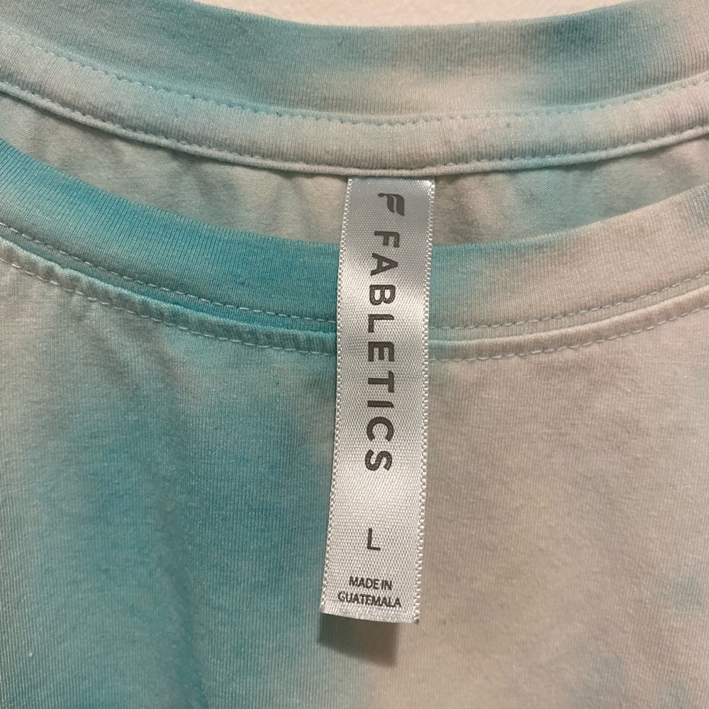 Fabletics Cropped Tye-Dye Tee - Picture 2 of 4